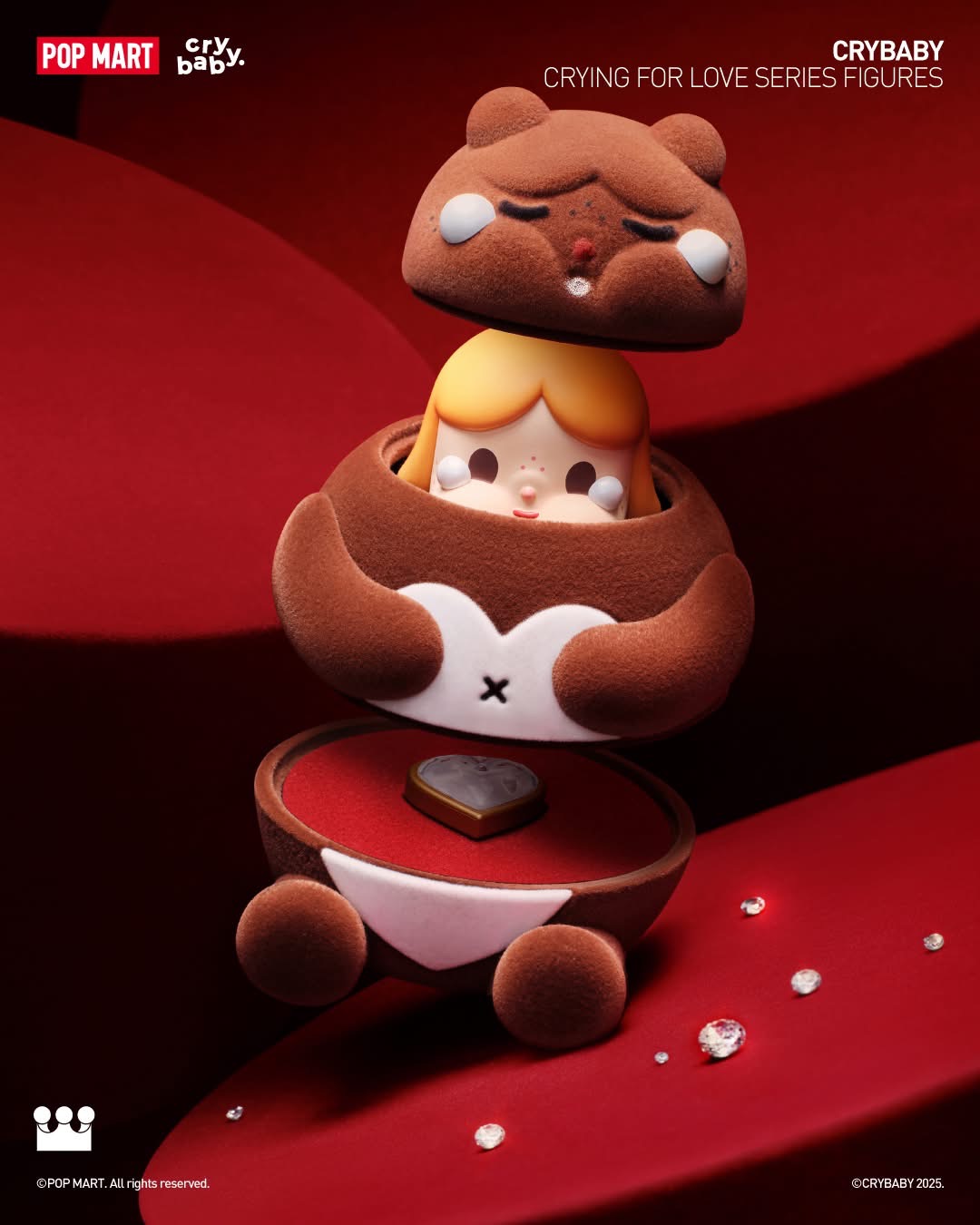 CRYBABY Crying For Love Series Figures BLIND BOX