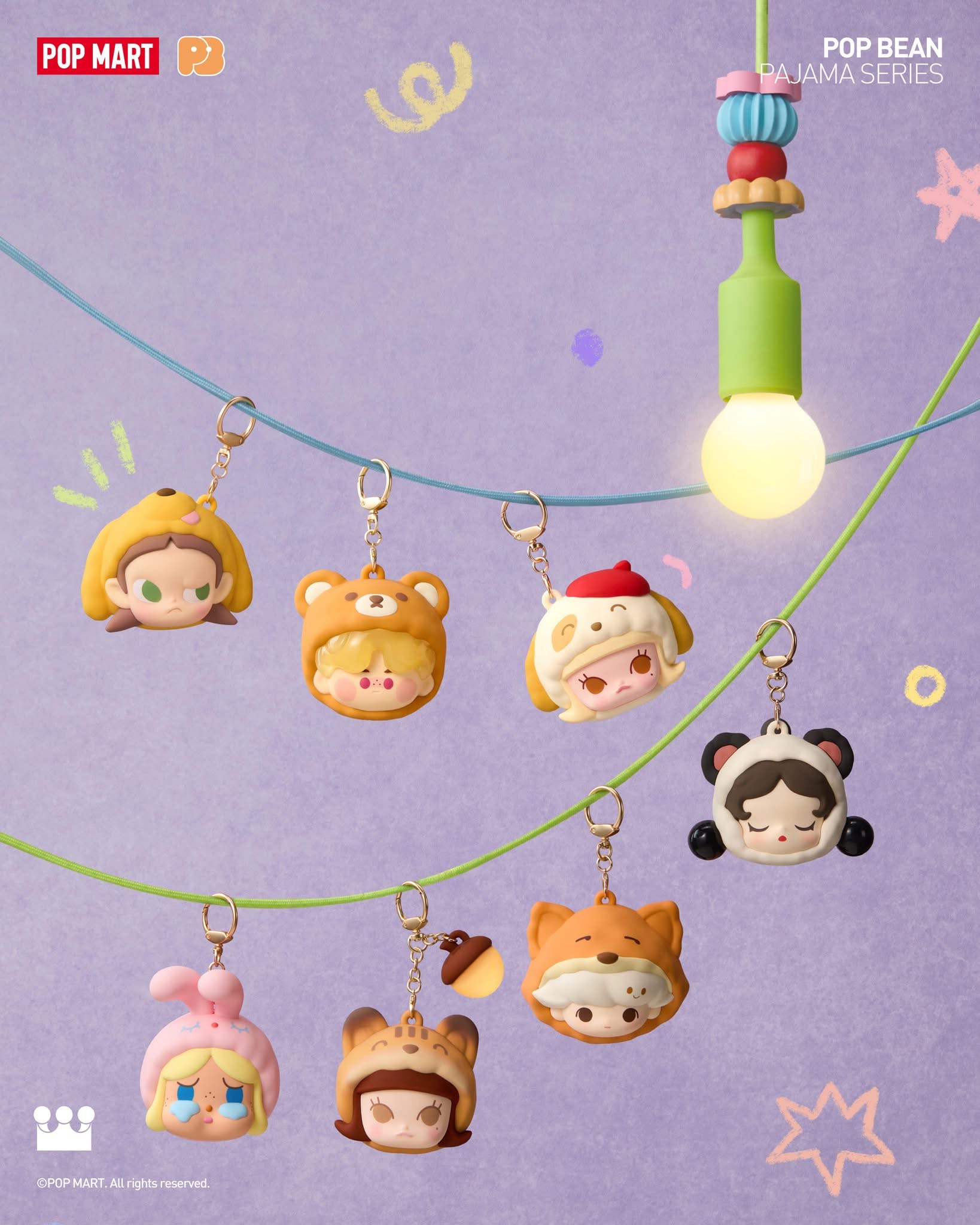 POP BEAN Pajama Series Earphone Bag