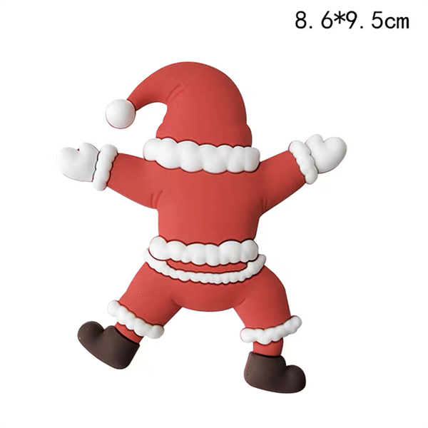 Trang trí GS silicon trang trí lưng ông già Noel 9.5cm