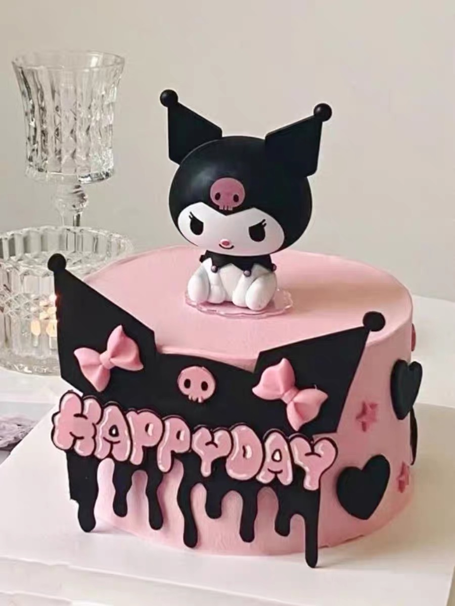 Trang trí Kuromi nhựa đẹp (9cm) L1