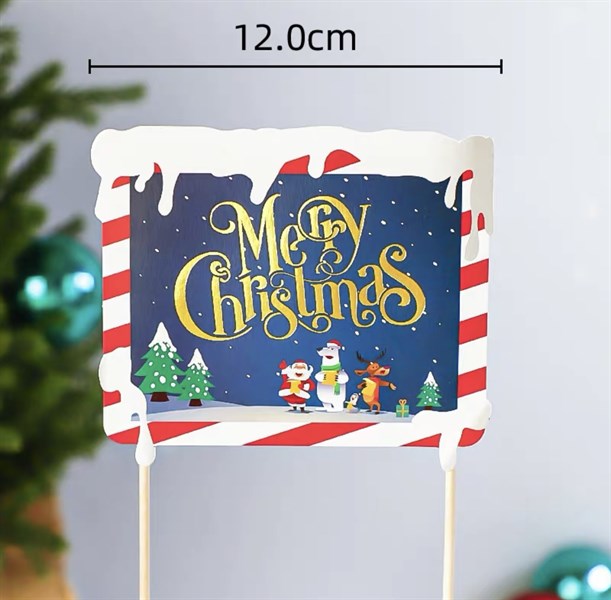 Que cắm cổng GS bảng hiệu Merry Xmas