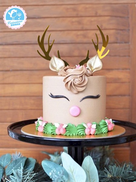Topper mica GS sừng hươu vàng