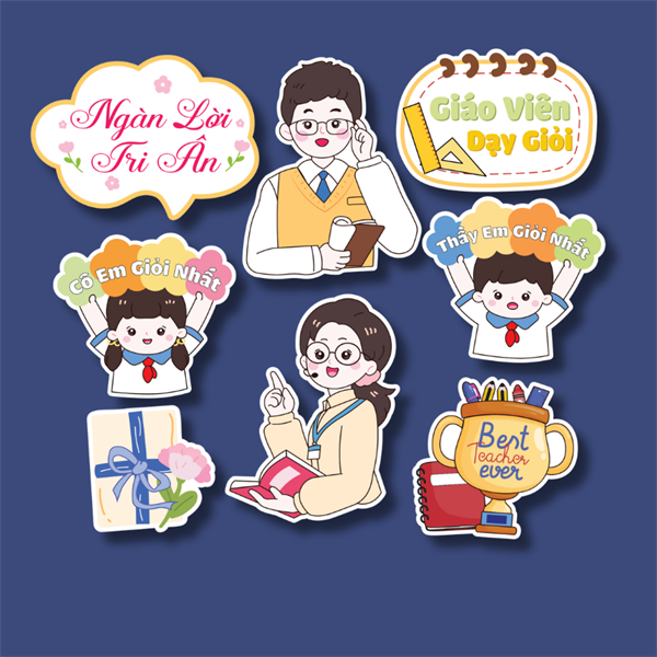 2 Set que cắm 20-11 ngàn lời tri ân (GV)