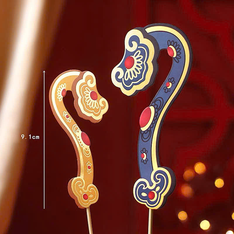 Set 2 que cắm tết quyền trượng Ruyi (Như Ý)