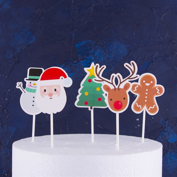 Set 5 que cắm GS Noel cupcake