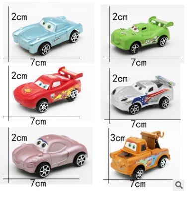 Set 6 vương quốc xe hơi xanh lá cây + đỏ