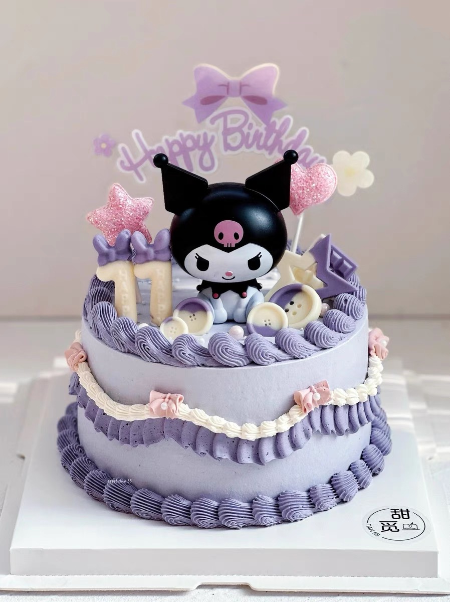 Trang trí Kuromi nhựa đẹp (9cm) L1