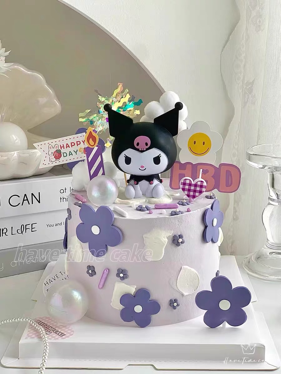 Trang trí Kuromi nhựa đẹp (9cm) L1