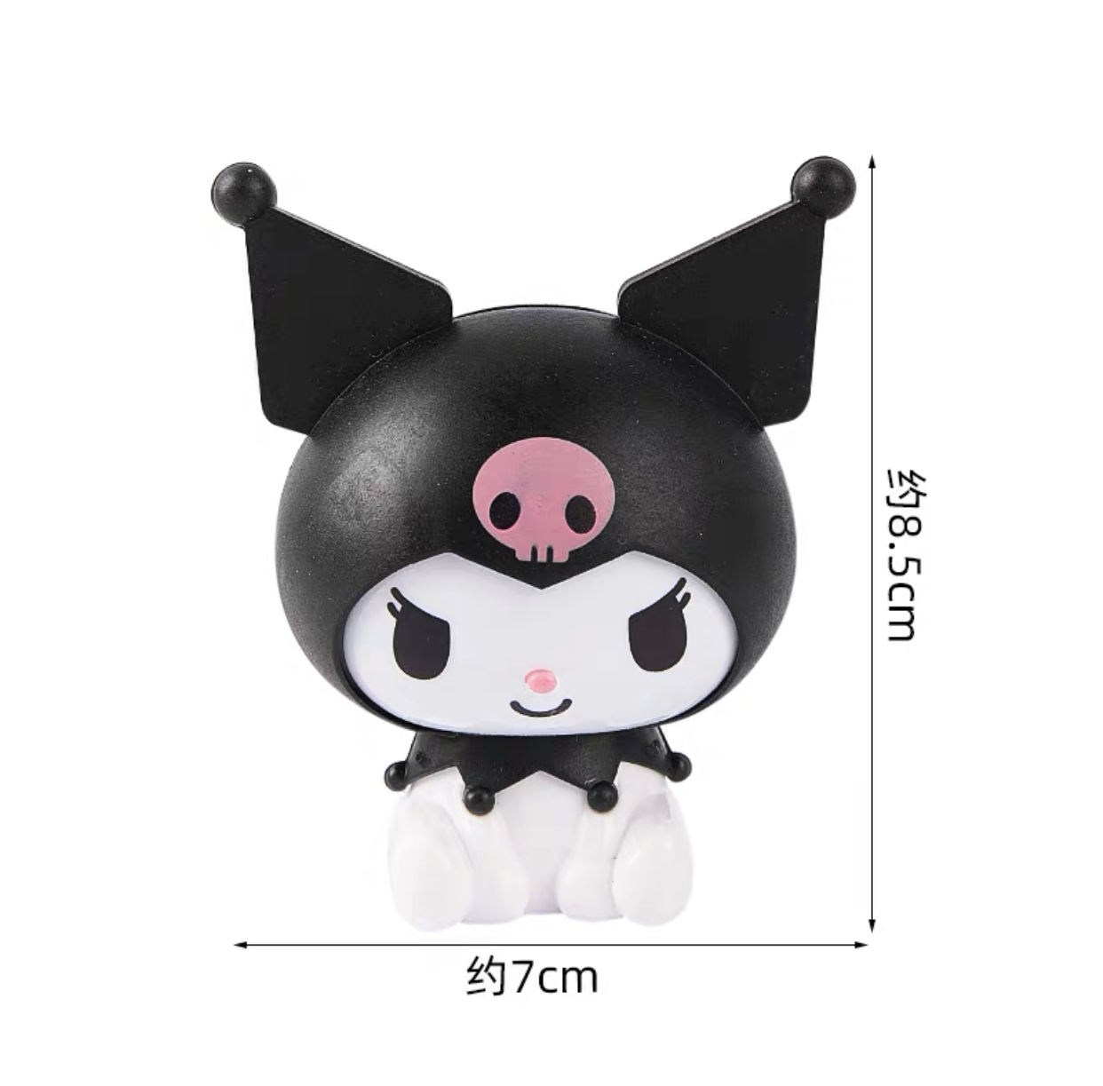 Trang trí Kuromi nhựa đẹp (9cm) L1