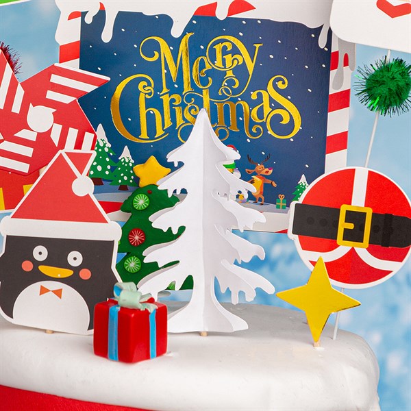 Que cắm cổng GS bảng hiệu Merry Xmas