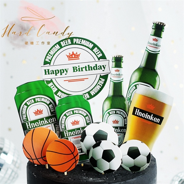 Set que cắm bia Heineken xanh