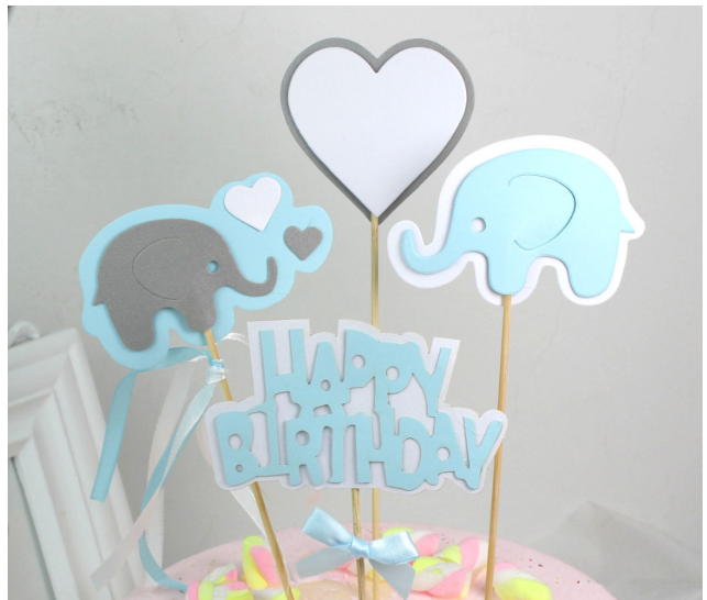 Set que HPBD voi xanh