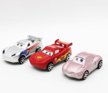 Set 6 vương quốc xe hơi xanh lá cây + đỏ