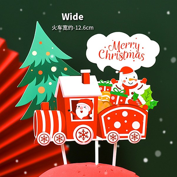 Set que cắm GS đoàn tàu + cây thông