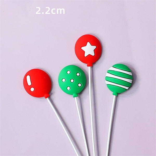 Trang trí slc GS 4 quả bóng Noel xanh đỏ