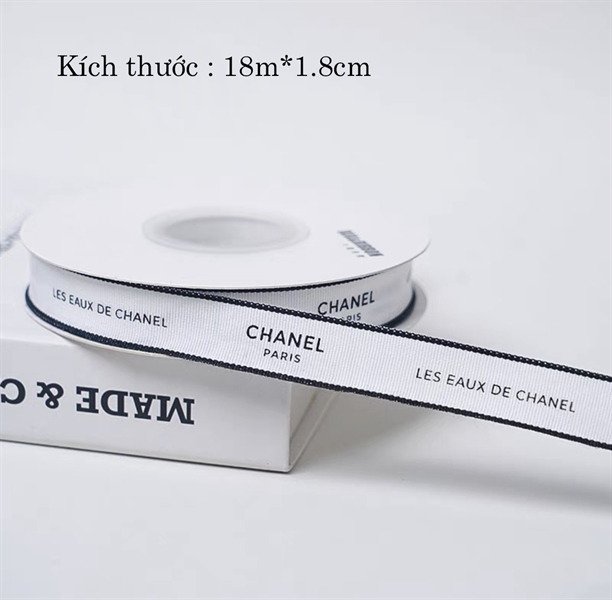 Cuộn ruy băng trắng Les Eaux De Chanel