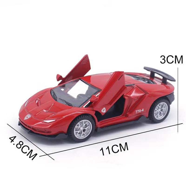 Trang trí siêu xe Lambo đỏ