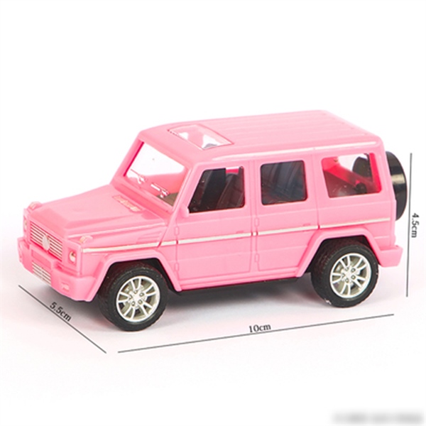 Trang trí xe SUV 7 chỗ hồng nhỏ