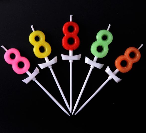 Nến số 8 nhỏ
