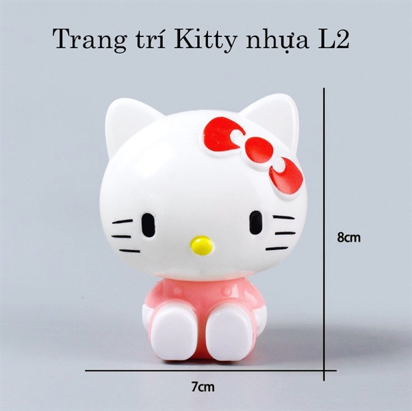 Trang trí mô hình Kitty mẫu mới L2