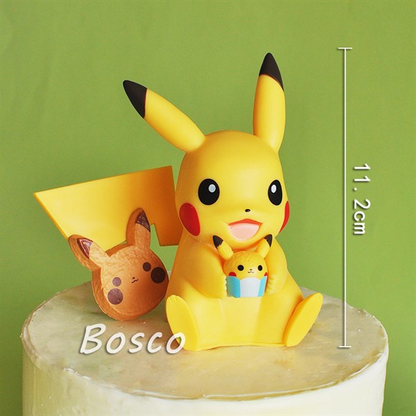 Trang trí Pikachu to nhựa đặc