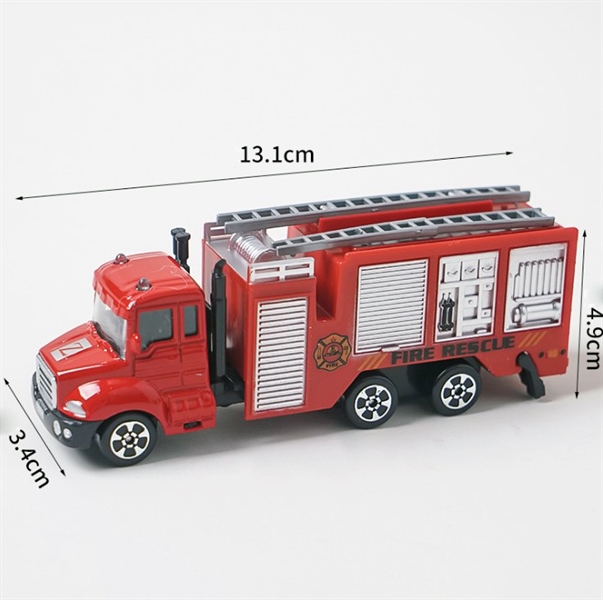 Trang trí xe cứu hỏa có thang sz to (13*5cm)