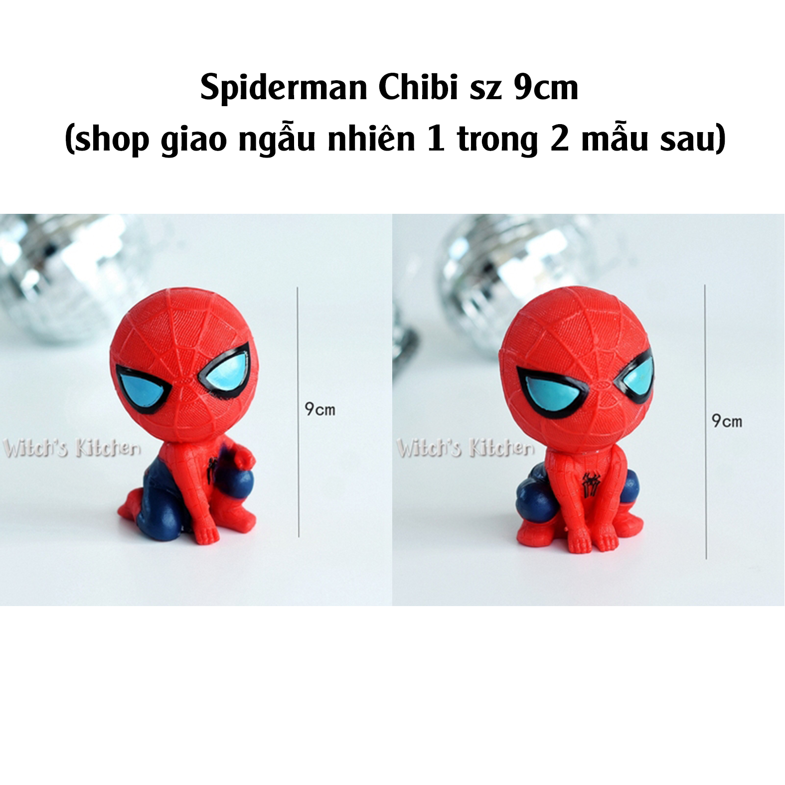 Trang trí Spiderman nhựa to
