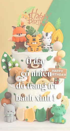 The Bunny - Phụ kiện trang trí bánh