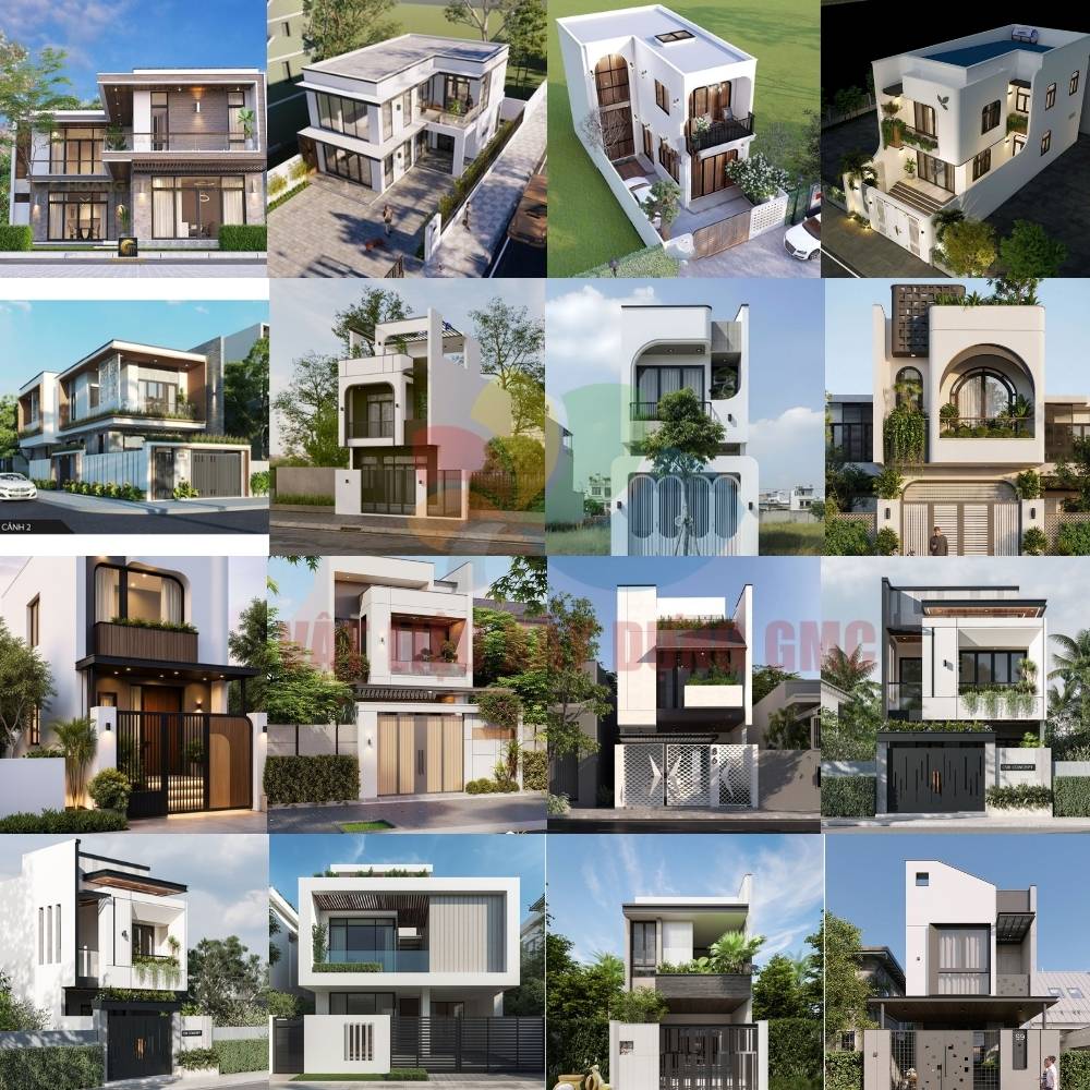 Mẫu nhà 2 tầng hiện đại