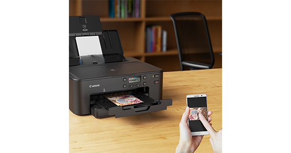 Máy in phun màu Canon PIXMA TS707 (A4/A5/ Đảo mặt/ USB/ LAN/ WIFI)