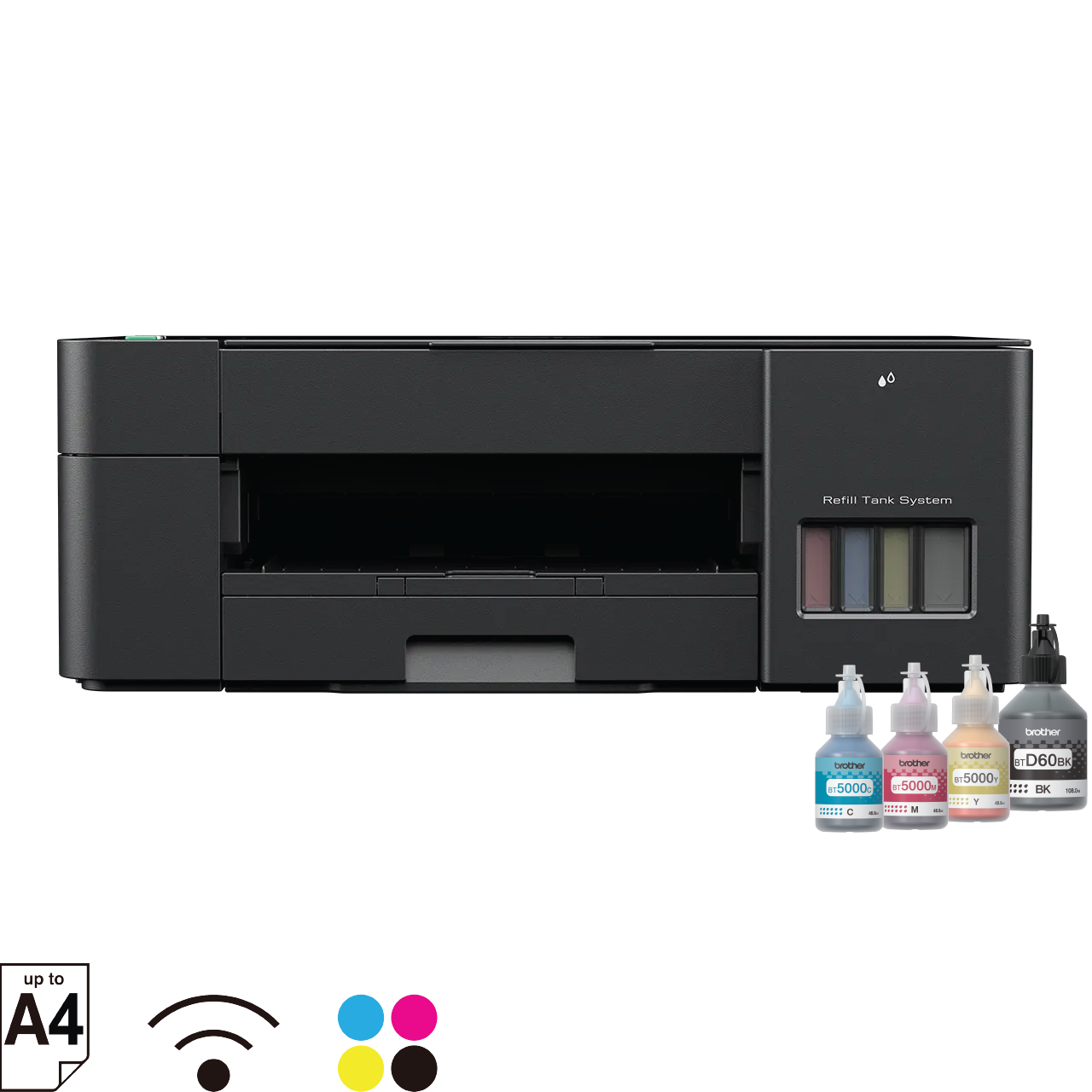 Máy in phun đa chức năng Brother DCP-T420W (A4 | A5 | In | Copy | Scan | USB | Wifi)