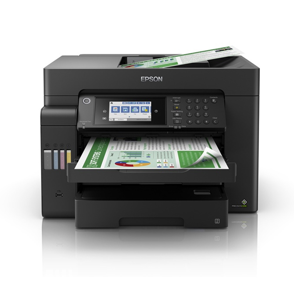 Máy in phun màu đa năng Epson L15150 (In 2 mặt | Copy | Scan ADF 2 mặt | Fax | A3 | USB 3.0 | LAN | WIFI)