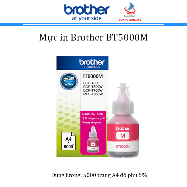 Mực in phun Brother BT5000M