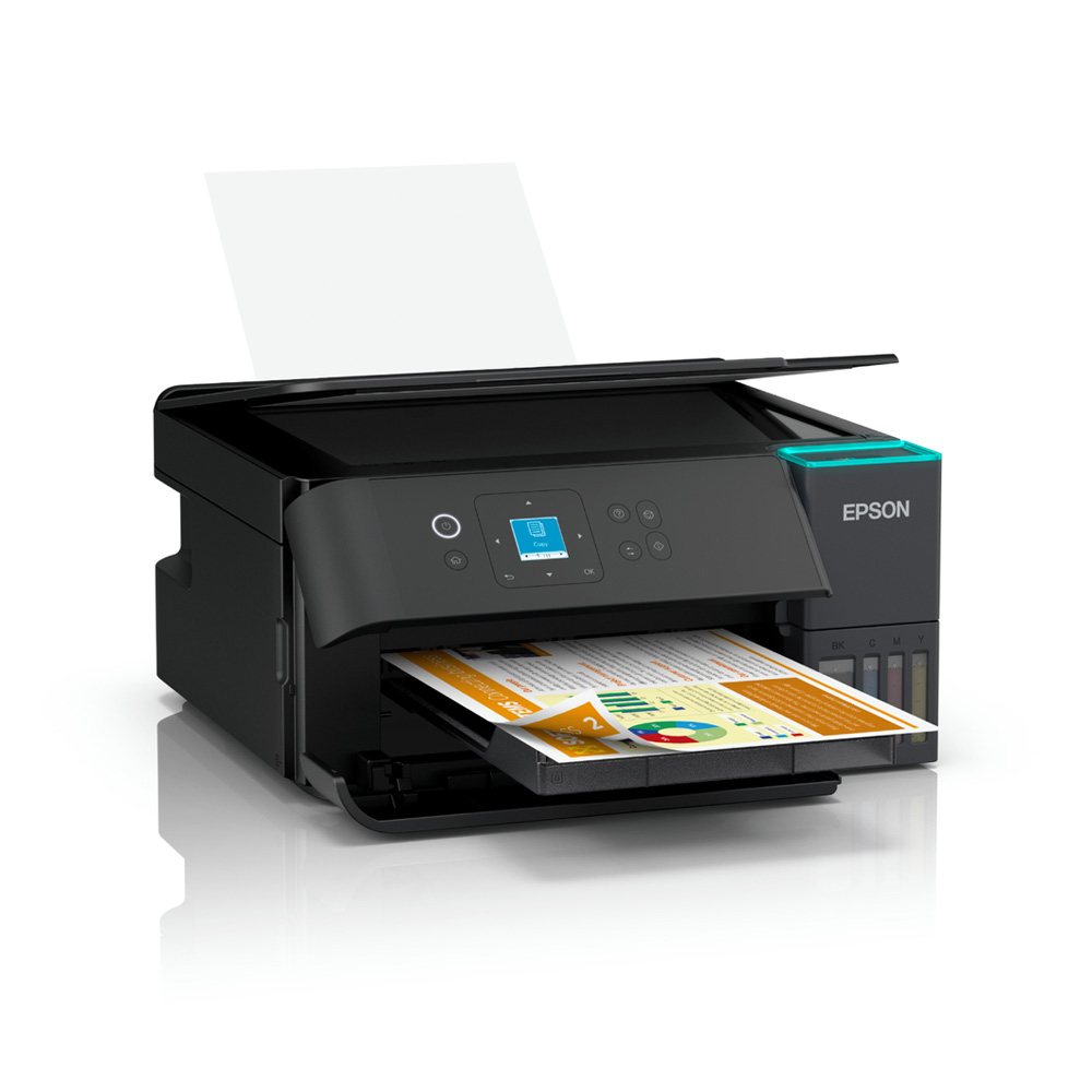 Máy in phun màu đa năng Epson EcoTank L4360 (In phun 4 màu | in 2 mặt| Copy | Scan | Flatbed | A4| A5 | USB 2.0 | WIFI)