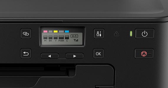 Máy in phun màu Canon PIXMA TS707 (A4/A5/ Đảo mặt/ USB/ LAN/ WIFI)