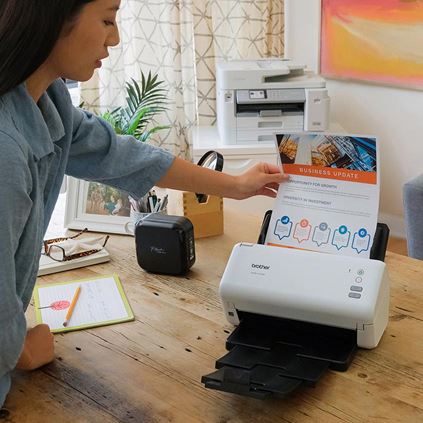 Máy quét Brother ADS-3100 (Scan 2 mặt | ADF 60 tờ | 40ppm/80ipm | A4 |USB)