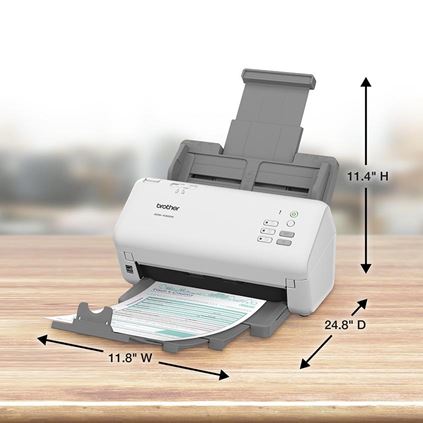 Máy Scan Brother ADS-4300N (scan 2 mặt | ADF 80 tờ | 40ppm/80ipm | A4 | USB | LAN)