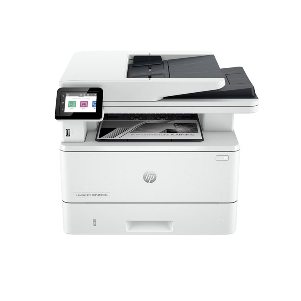 Máy in Laser đen trắng đa năng HP 4103FDN 2Z628A (A4 | In 2 mặt | Scan ADF 2 mặt | Copy | Fax | USB | LAN)