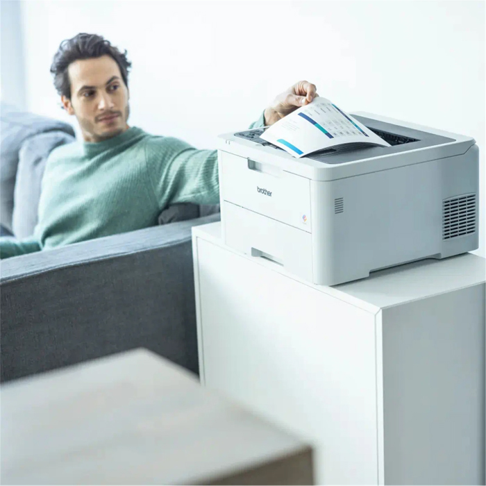 Máy in laser màu Brother HL-L3240CDW (In đảo mặt| A4| A5| USB| LAN| WIFI)