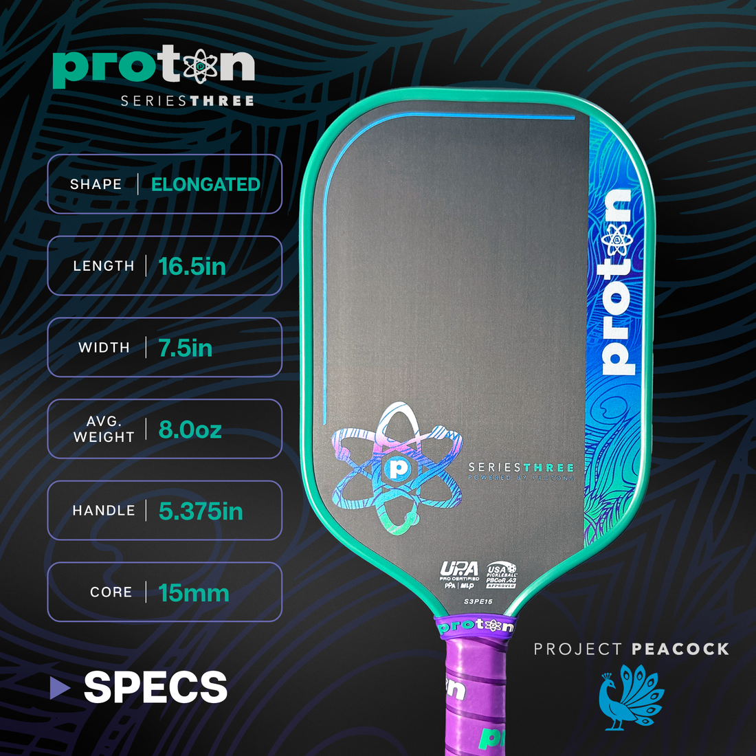 Peacock Elon 15mm