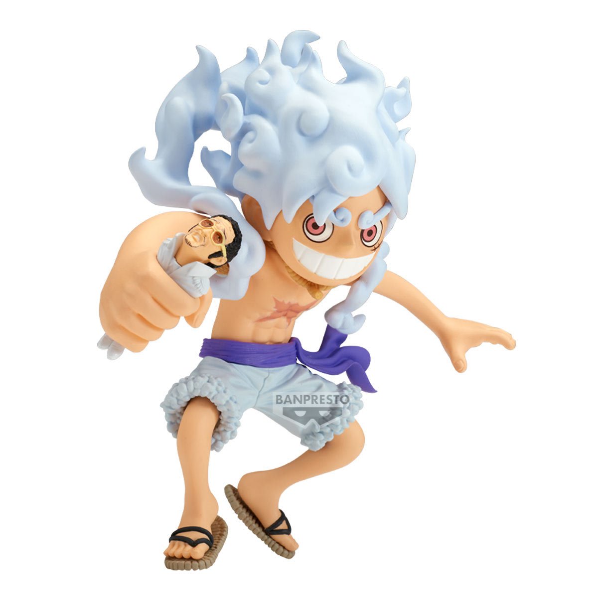 Mô hình Monkey D. Luffy vs Borsalino - Mega WCF - OnePiece Chính hãng Bandai