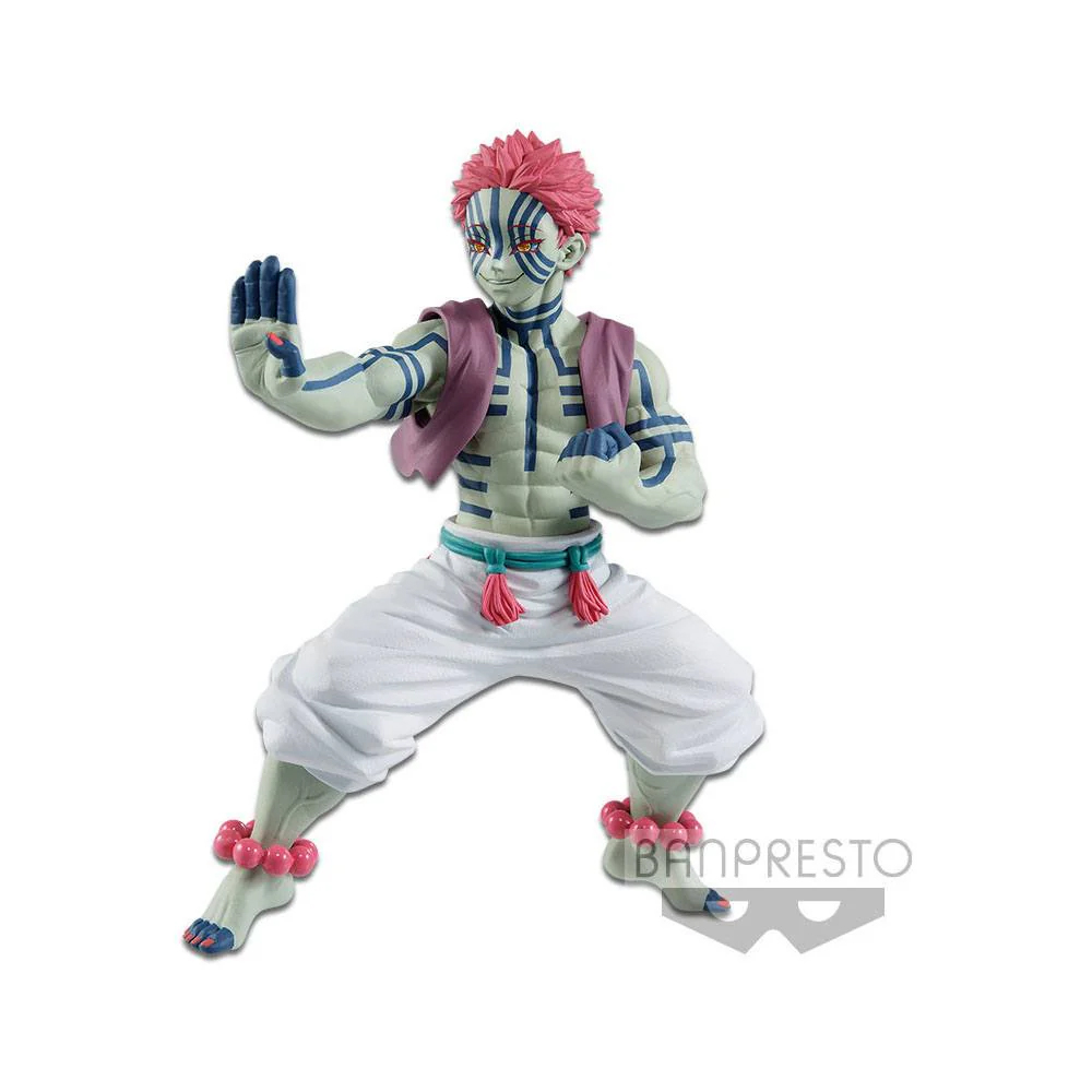 Mô hình Kamado Rengoku Kyojuro & Akaza - Vibration Stars - Demon Slayer Chính hãng Bandai