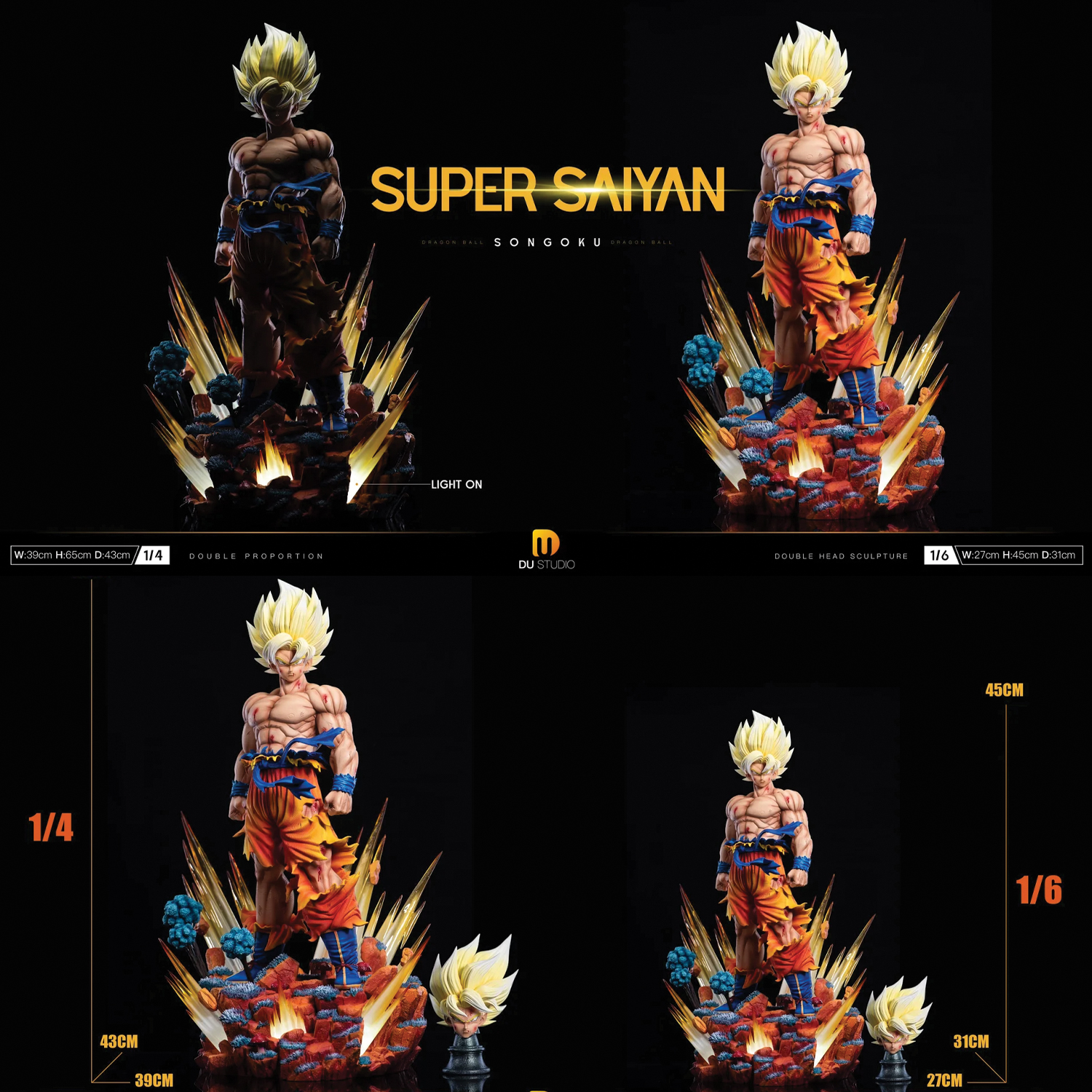 Mô hình Son Goku Super Saiyan - Dragon Ball - DU Studio