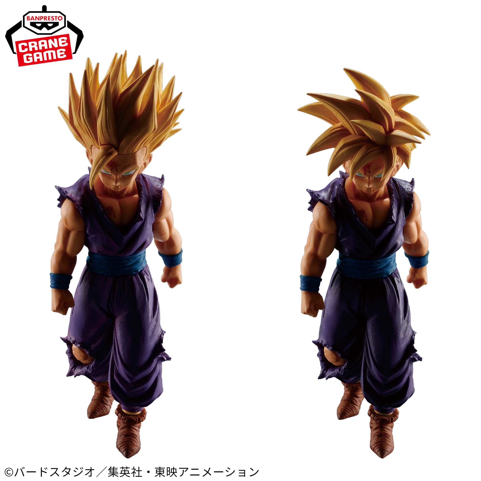 Mô hình Son Gohan SSJ & SSJ2 - Solid Edge Works - Dragon Ball Chính hãng Bandai