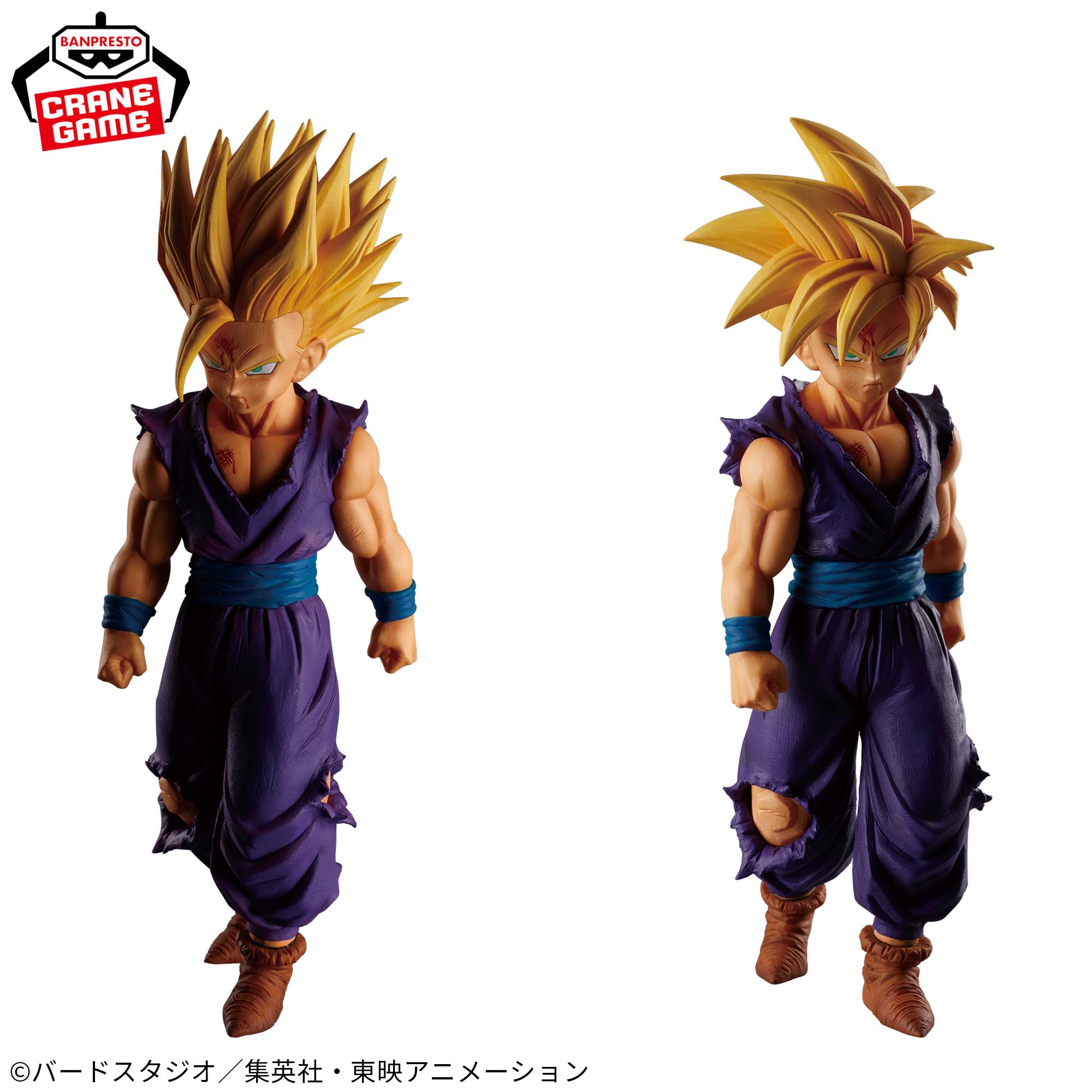 Mô hình Son Gohan SSJ & SSJ2 - Solid Edge Works - Dragon Ball Chính hãng Bandai