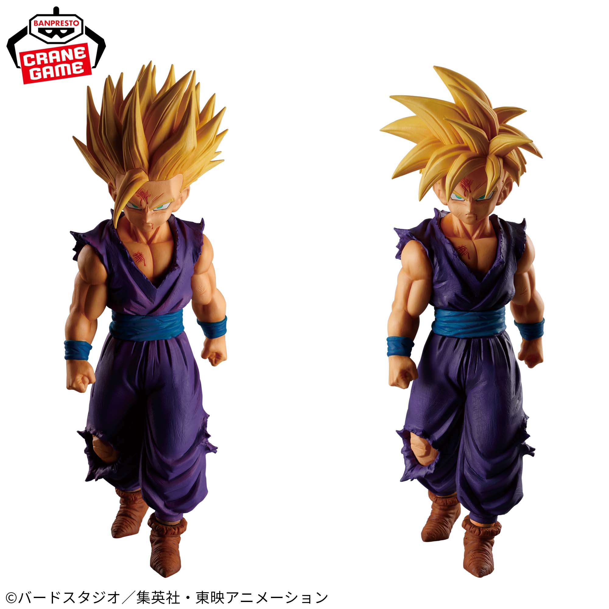 Mô hình Son Gohan SSJ & SSJ2 - Solid Edge Works - Dragon Ball Chính hãng Bandai
