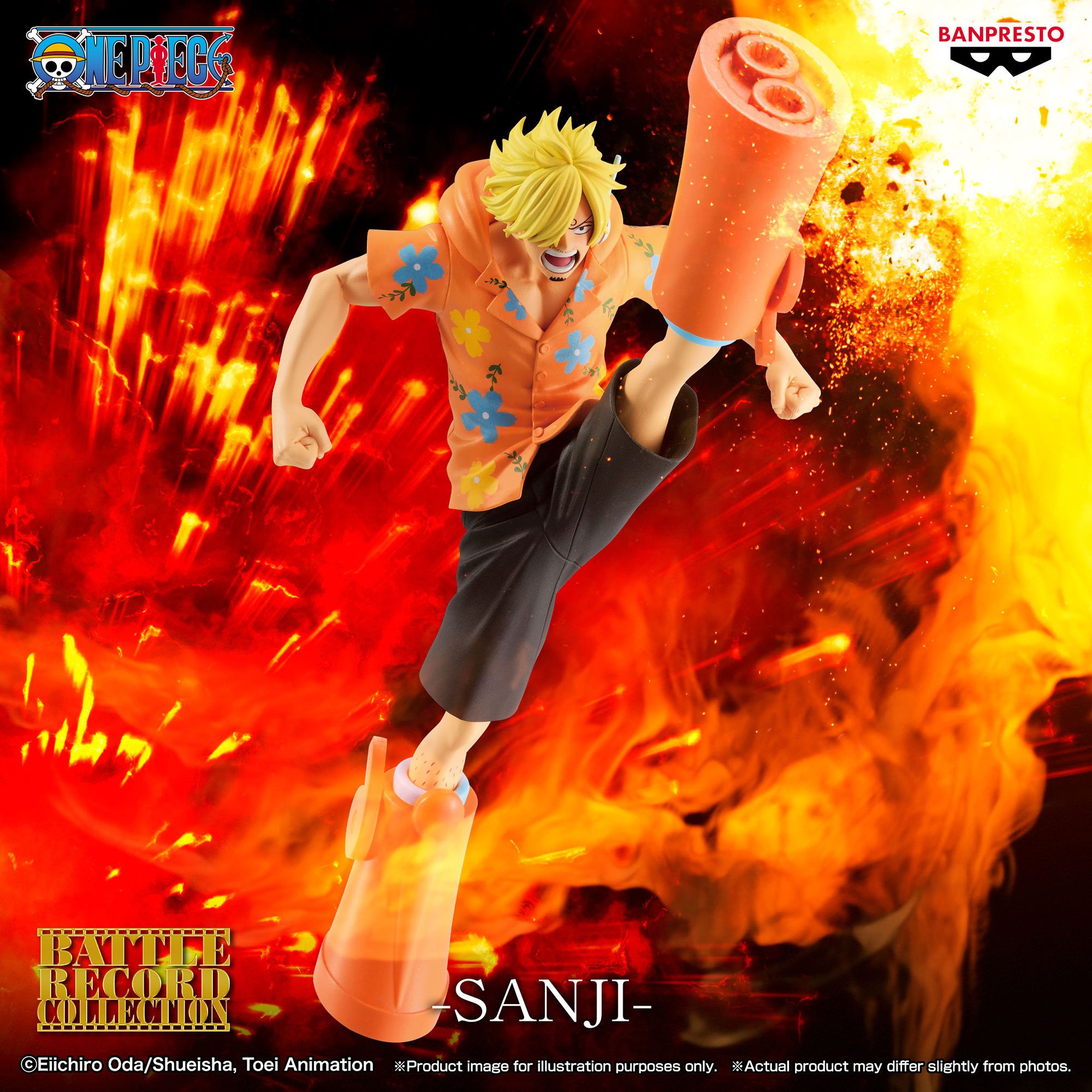 Mô hình Sanji II - Battle Record - OnePiece Chính hãng Bandai