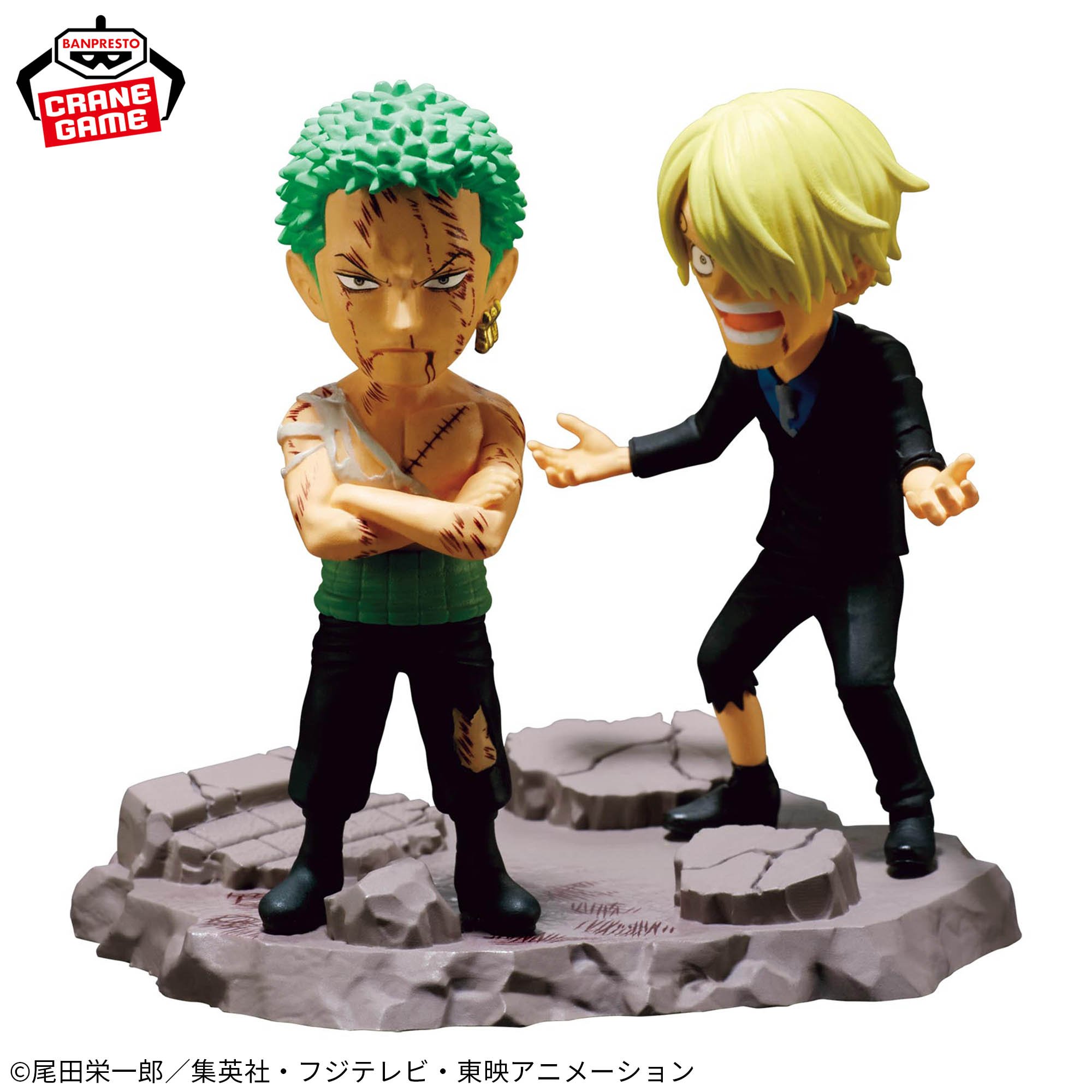 Mô hình Roronoa Zoro & Sanji - WCF Log Stories - OnePiece Chính hãng Bandai