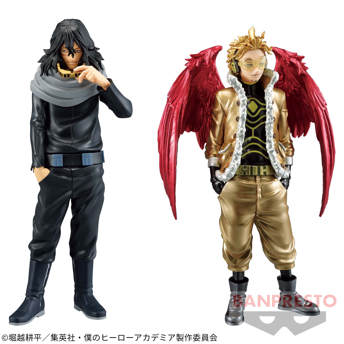 Mô hình Age Of Heroes Chargezuma, Creaty, Hawks, Eraser Head - My Hero Academia Chính hãng Bandai