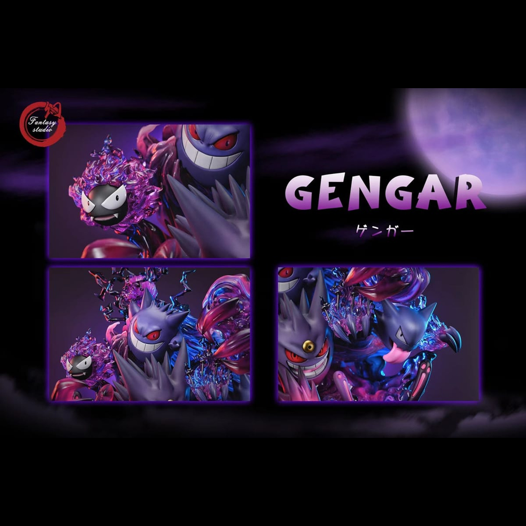 Mô hình Gengar Evolution - Pokémon - Fantasy Studio